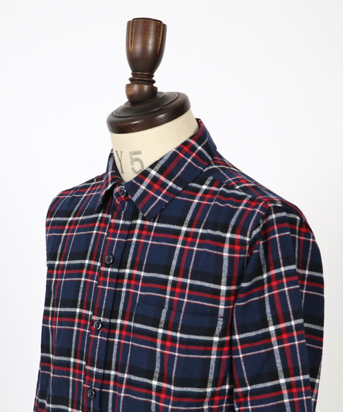 Rocky Monroe（ロッキーモンロー）の「綿ビエラチェック起毛レギュラーシャツ（シャツ/ブラウス・メンズ・A/B/C/D/F/G/H/I/J/L/K/E・M/L/XL）」の17枚目の写真