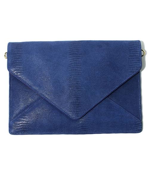 ROSE BUD（ローズバッド）の「6340 SNAKE TABLET CASE（クラッチバッグ・レディース・ブラック/ブルー・ONE SIZE）」の2枚目の写真