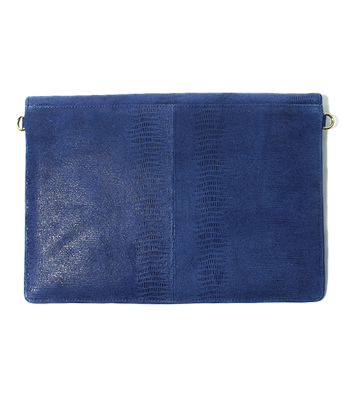 ROSE BUD（ローズバッド）の「6340 SNAKE TABLET CASE（クラッチバッグ・レディース・ブラック/ブルー・ONE SIZE）」の9枚目の写真