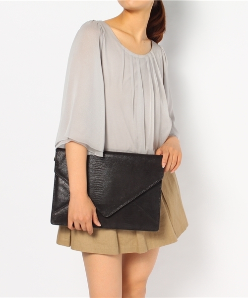 ROSE BUD（ローズバッド）の「6340 SNAKE TABLET CASE（クラッチバッグ・レディース・ブラック/ブルー・ONE SIZE）」の7枚目の写真