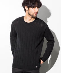 AZ by junhashimoto | AZ by junhashimoto(エーゼイ バイ ジュンハシモト)ブロードステッチニット(ニット/セーター)