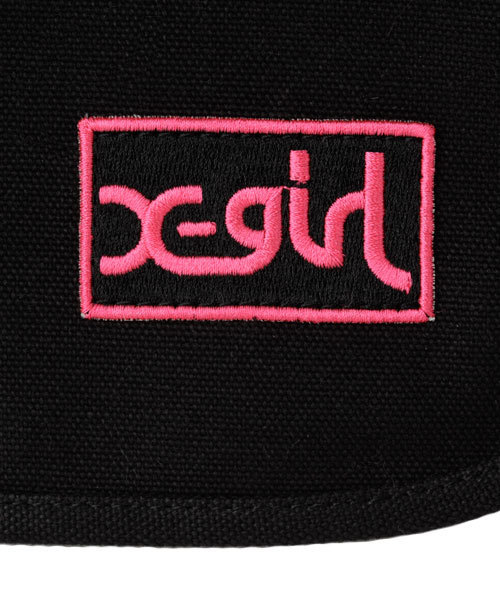 X-girl（エックスガール）の「STAR STITCH SHOULDER BAG（ショルダーバッグ・レディース・ブラック/グリーン/ピンク・ONE SIZE）」の6枚目の写真