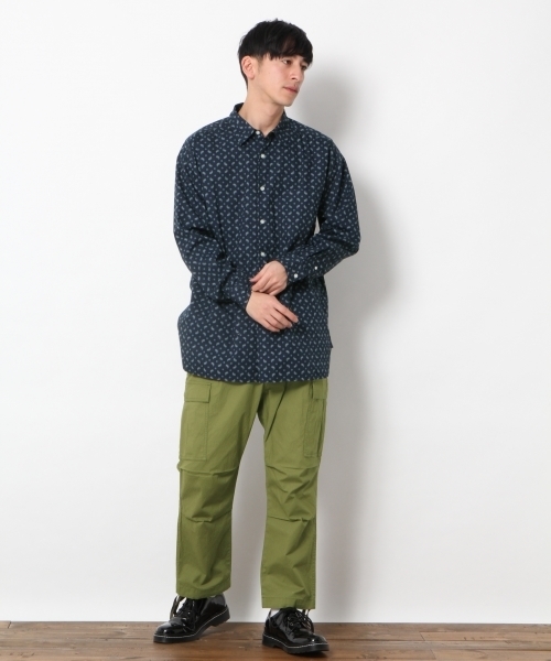 RAGEBLUE（レイジブルー）の「ペイズリーシャツ/789005（シャツ/ブラウス・メンズ・ホワイト/ネイビー・SMALL/LARGE/MEDIUM）」の4枚目の写真