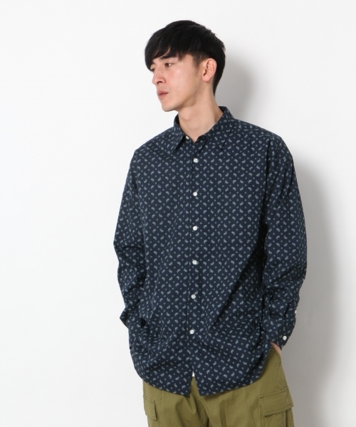 RAGEBLUE（レイジブルー）の「ペイズリーシャツ/789005（シャツ/ブラウス・メンズ・ホワイト/ネイビー・SMALL/LARGE/MEDIUM）」の5枚目の写真