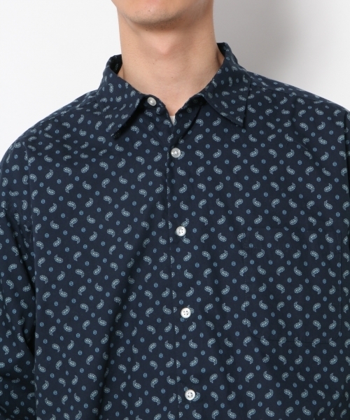RAGEBLUE（レイジブルー）の「ペイズリーシャツ/789005（シャツ/ブラウス・メンズ・ホワイト/ネイビー・SMALL/LARGE/MEDIUM）」の8枚目の写真