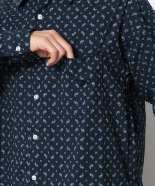RAGEBLUE（レイジブルー）の「ペイズリーシャツ/789005（シャツ/ブラウス・メンズ・ホワイト/ネイビー・SMALL/LARGE/MEDIUM）」の9枚目の写真