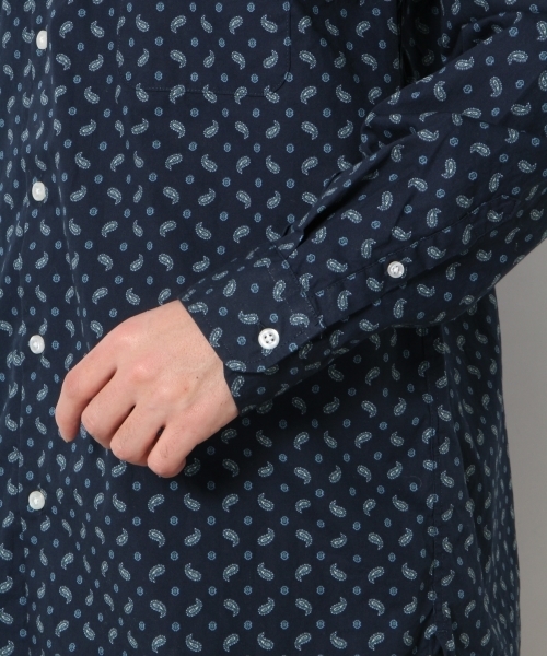 RAGEBLUE（レイジブルー）の「ペイズリーシャツ/789005（シャツ/ブラウス・メンズ・ホワイト/ネイビー・SMALL/LARGE/MEDIUM）」の11枚目の写真