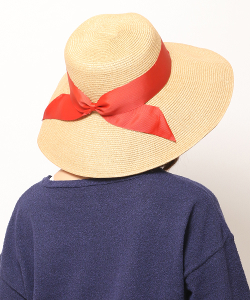 LBC(エルビーシー)の「ブレードリボンキャペリン (ハット・レディース・ブラック/オレンジ/ダークブラウン・FREE)」の1枚目の写真