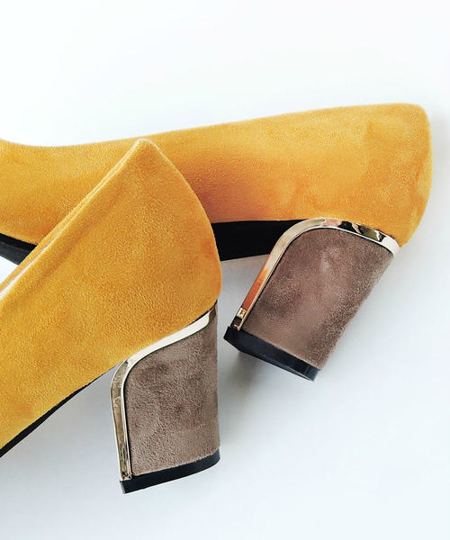 minia（ミニア）の「ゴールドヒールポインテッドパンプス 　◇（パンプス・レディース・ブラック/ベージュ/グレー/イエロー/ピンク/ブラック系その他/ネイビー/ベージュ系その他/イエロー系その他/ワイン/ブラウン/レオパード/ライトブルー/オレンジ/ベージュ系その他2/グリーン/ブラック系その他2/ブラック系その他3/ホワイト系その他/グレイッシュベージュ/ブルー/イエロー系その他2/ベージュ系その他3/シルバー/ホワイト系その他2/ゴールド/グレー系その他・22.5cm/23.0cm/23.5cm/24.0cm/24.5cm/22.0cm/25.0cm/25.5cm/26.0cm）」の20枚目の写真