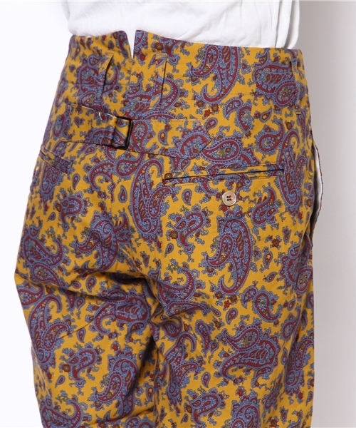 BEAMS BOY(ビームスボーイ)の「○O.ペイズリ尾錠バミュ(その他パンツ・レディース・イエロー/ネイビー・0/1/2)」の6枚目の写真