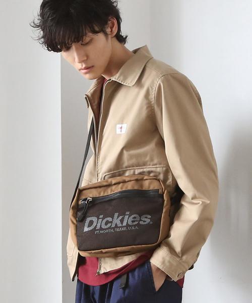 Dickies(ディッキーズ)の「Dickies(ディッキーズ)別注ショルダーバッグ(ショルダーバッグ・メンズ・ベージュ/ネイビー/ブラック・FREE)」の1枚目の写真