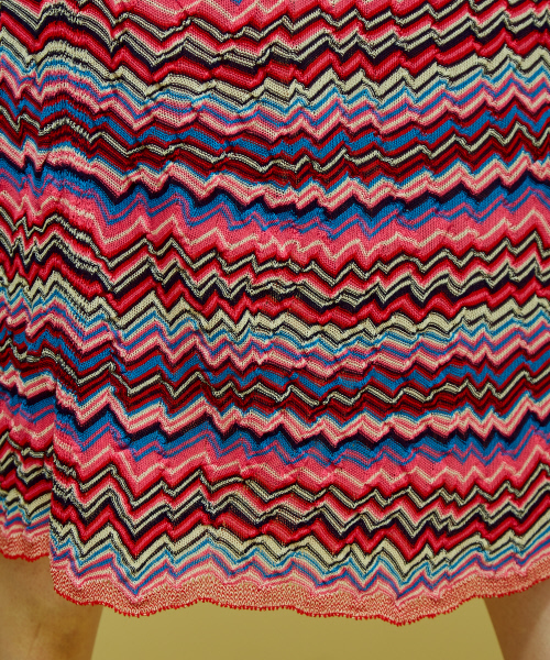 Abahouse Devinette（ドゥヴィネット）の「ジグザグボーダースカート（スカート・レディース・その他1/ブラウン・FREE）」の8枚目の写真