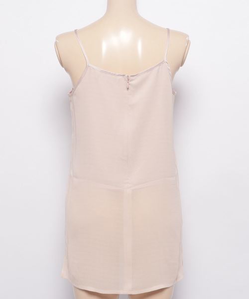 EMODA（エモダ）の「レイヤーシフォンＣＡ（キャミソール・レディース・ホワイト/ピンク・FREE）」の4枚目の写真