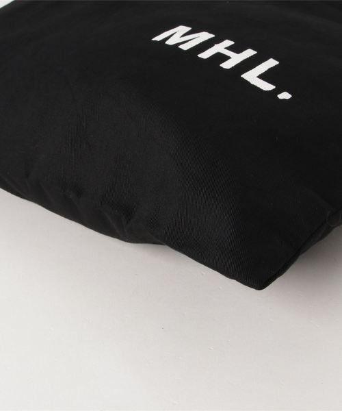 MHL.（エムエイチエル）の「LIGHT COTTON DRILL（トートバッグ・メンズ・ブラック/ダークブラウン/ベージュ・FREE）」の5枚目の写真
