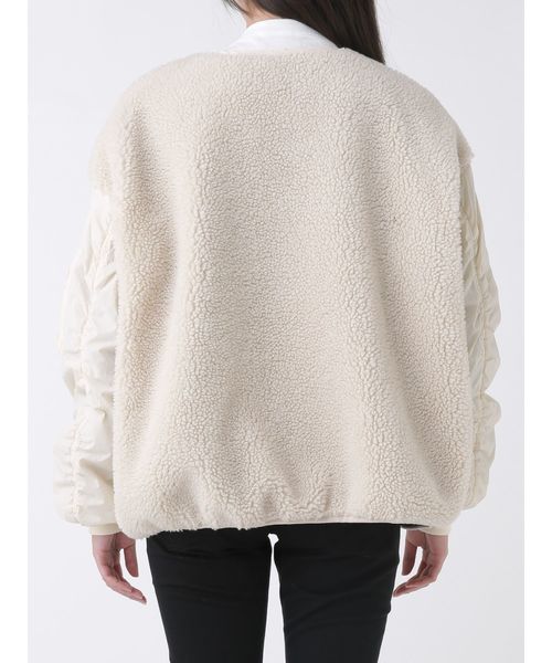 jouetie（ジュエティ）の「ボアA-1（ブルゾン・レディース・ブラック/オフホワイト/カーキ/その他1・MEDIUM）」の11枚目の写真