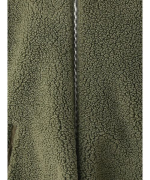 jouetie（ジュエティ）の「ボアA-1（ブルゾン・レディース・ブラック/オフホワイト/カーキ/その他1・MEDIUM）」の16枚目の写真