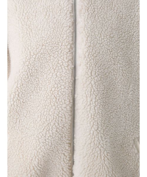 jouetie（ジュエティ）の「ボアA-1（ブルゾン・レディース・ブラック/オフホワイト/カーキ/その他1・MEDIUM）」の17枚目の写真