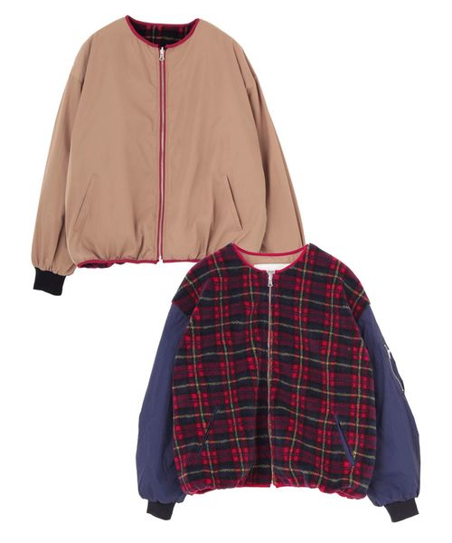 jouetie（ジュエティ）の「ボアA-1（ブルゾン・レディース・ブラック/オフホワイト/カーキ/その他1・MEDIUM）」の20枚目の写真