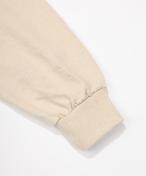 68&brothers（シックスティエイトアンドブラザーズ）の「68&BROTHERS シックスティーエイトアンドブラザーズ　/ "PD LOGO"LS Tee（Tシャツ/カットソー・メンズ・ホワイト/ブラック/チャコールグレー/ホワイト×ブラック/ベージュ/グレー・MEDIUM/LARGE/X-LARGE/XX-LARGE）」の11枚目の写真