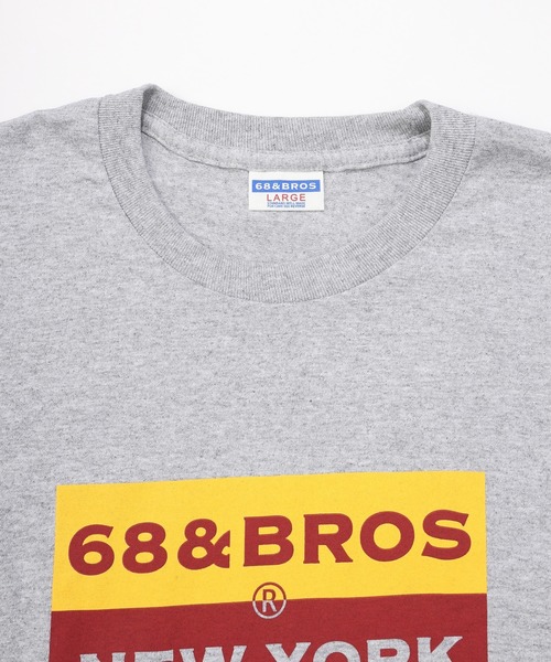 68&brothers（シックスティエイトアンドブラザーズ）の「68&BROTHERS シックスティーエイトアンドブラザーズ　/ "PD LOGO"LS Tee（Tシャツ/カットソー・メンズ・ホワイト/ブラック/チャコールグレー/ホワイト×ブラック/ベージュ/グレー・MEDIUM/LARGE/X-LARGE/XX-LARGE）」の14枚目の写真
