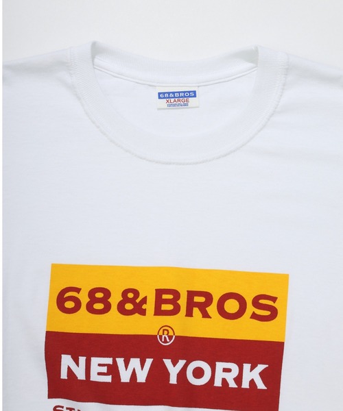 68&brothers（シックスティエイトアンドブラザーズ）の「68&BROTHERS シックスティーエイトアンドブラザーズ　/ "PD LOGO"LS Tee（Tシャツ/カットソー・メンズ・ホワイト/ブラック/チャコールグレー/ホワイト×ブラック/ベージュ/グレー・MEDIUM/LARGE/X-LARGE/XX-LARGE）」の20枚目の写真