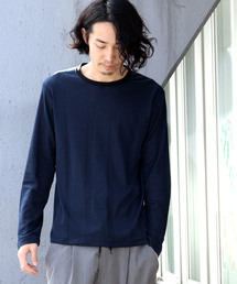 Confirm / コンファーム 長袖フライスボーダークルーTシャツ