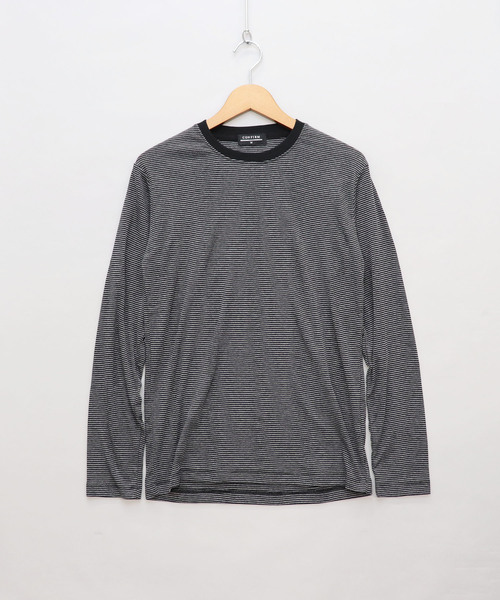 Confirm(コンファーム)の「Confirm / コンファーム 長袖フライスボーダークルーTシャツ(Tシャツ/カットソー・メンズ・ブラック/ホワイト/レッド/グリーン/ブルー・M/L/XL)」の12枚目の写真