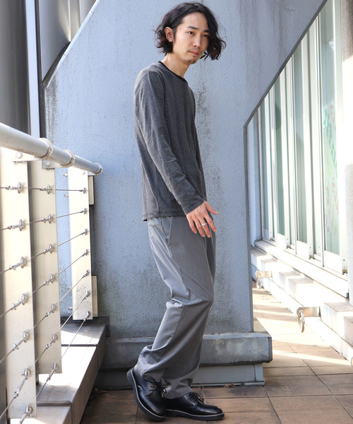 Confirm(コンファーム)の「Confirm / コンファーム 長袖フライスボーダークルーTシャツ(Tシャツ/カットソー・メンズ・ブラック/ホワイト/レッド/グリーン/ブルー・M/L/XL)」の17枚目の写真