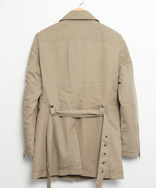mtg.（モンタージュ）の「Riders Trench Coat（ブルゾン・メンズ・ブラック/カーキ・MEDIUM/LARGE/X-LARGE）」の4枚目の写真