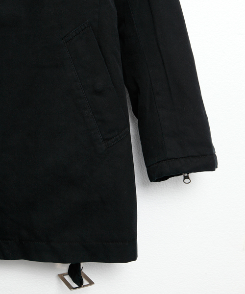 mtg.（モンタージュ）の「Riders Trench Coat（ブルゾン・メンズ・ブラック/カーキ・MEDIUM/LARGE/X-LARGE）」の8枚目の写真