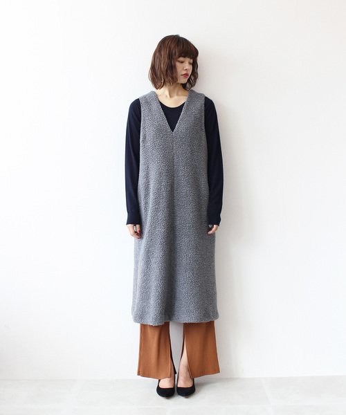 セール ワンピース moco】moco moco dress(もこもこバックリボン