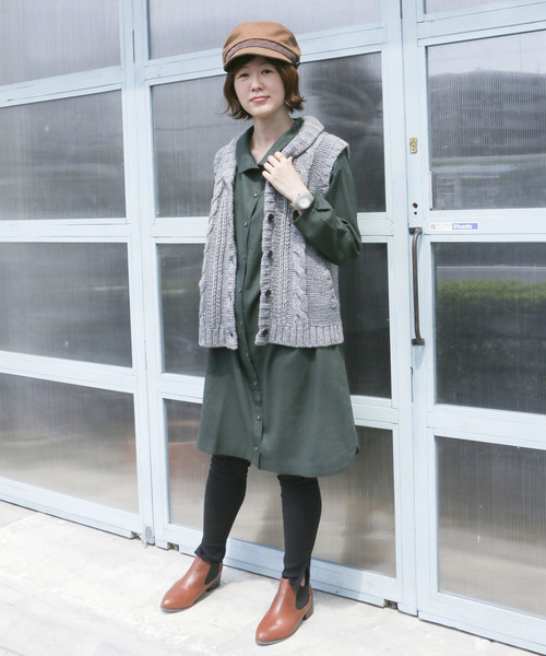 LBC（エルビーシー）の「1.5Gアクリルウールロービングベスト（ベスト・レディース・グレー/イエロー・M/L）」の6枚目の写真