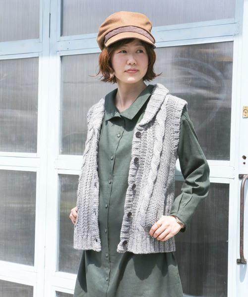 LBC（エルビーシー）の「1.5Gアクリルウールロービングベスト（ベスト・レディース・グレー/イエロー・M/L）」の10枚目の写真