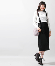 WEGO | WEGO/細コールサス付きナロースカート(スカート)