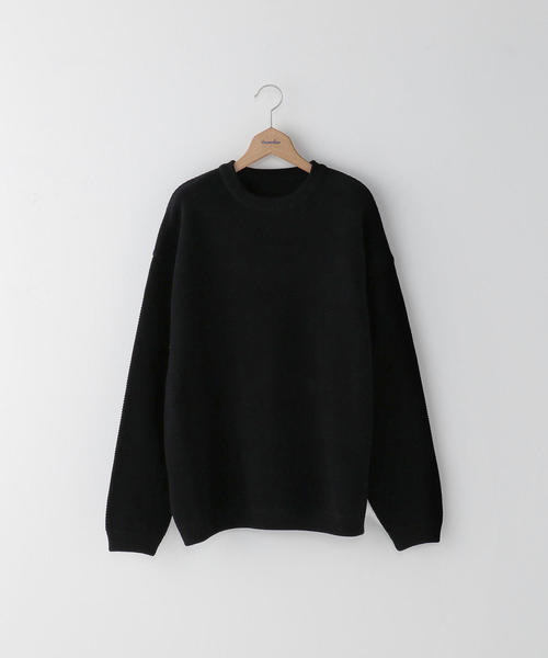 crepuscule（クレプスキュール）の「＜crepuscule＞ KANOKO CREW NECK KNIT/ニット □□（ニット/セーター・メンズ・ベージュ/ブラック/ブラウン・1/2）」の10枚目の写真