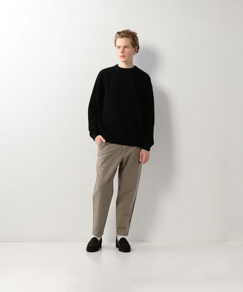 crepuscule（クレプスキュール）の「＜crepuscule＞ KANOKO CREW NECK KNIT/ニット □□（ニット/セーター・メンズ・ベージュ/ブラック/ブラウン・1/2）」の9枚目の写真