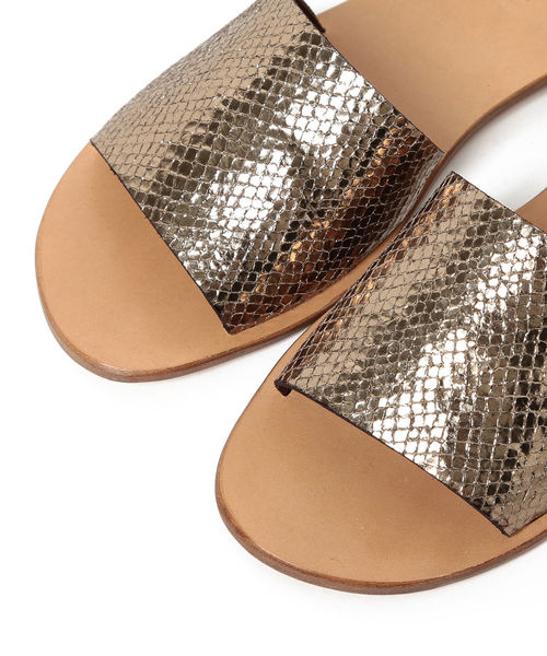 Ray BEAMS（レイビームス）の「FABIO RUSCONI / パイソン フラット サンダル（サンダル・レディース・その他・38/39/35/36/37）」の4枚目の写真