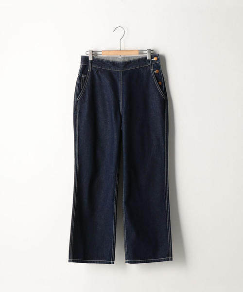 SMITH'S（スミス）の「SMITH（スミス）ハイライズパンツ（デニムパンツ・レディース・ネイビー/ホワイト・LARGE/MEDIUM/SMALL）」の11枚目の写真