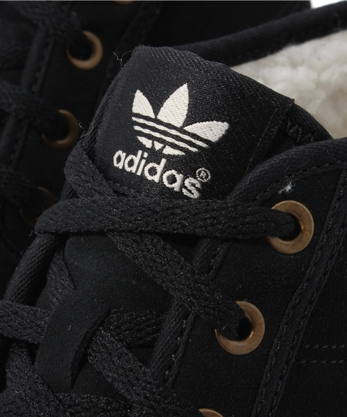 adidas Originals(アディダスオリジナルス)の「アディダス オリジナルス ハニー デザート シープスキン adidas Originals HONEY DESERT W G63023(スニーカー・レディース・ブラック・24cm)」の7枚目の写真