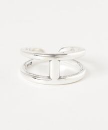 blatto | 【14 BURNER SELECT】925シルバー 変形デザイン リング フリーサイズ(リング)