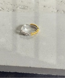 【blatto 925silver】925シルバー　 変形デザイン　リング　フリーサイズ