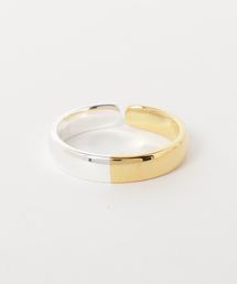 【blatto 925silver】925シルバー 変形デザイン リング フリーサイズ