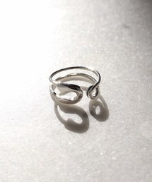 【blatto 925silver】925シルバー　 変形デザイン　リング　フリーサイズ