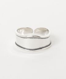 blatto | 【14 BURNER SELECT】925シルバー　 変形デザイン　リング　フリーサイズ(リング)