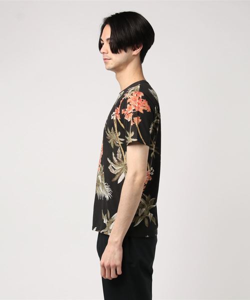 スタイルブロック STYLEBLOCK シアーリブセットTシャツ （チャコールグレー） スタイルブロック STYLEBLOCK シアーリブセットTシャツ
