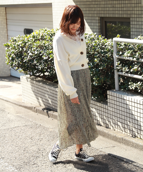 apres jour（アプレジュール）の「アソート消しプリーツスカート【ZOZOTOWN限定アイテム】（スカート・レディース・ブラック/アイボリー/その他/ピンクベージュ/ライトグリーン・フリー）」の9枚目の写真