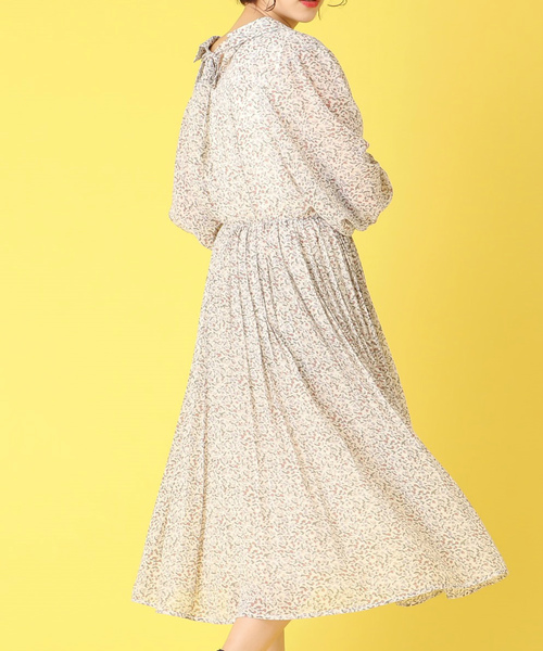 Olive Des Olive オリーブデオリーブ の 再入荷決定 開襟バックリボン プリーツワンピ ワンピース Wear