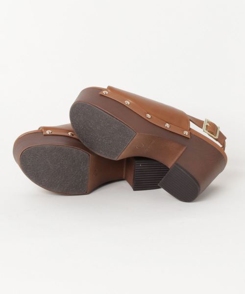 SpRay(スプレイ)の「スタッズ厚底サンダル(サンダル・レディース・ブラウン/ブラック/ブラック系その他・SMALL/MEDIUM/LARGE)」の5枚目の写真