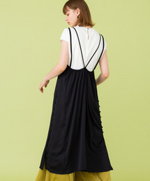 UNITED TOKYO | サテンスリットキャミワンピース(ワンピース)