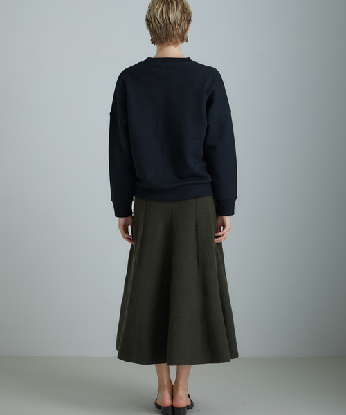 CLANE(クラネ)の「【CLANE(クラネ)】《STUDIOUS別注》転写プリントスウェットトップス(スウェット・レディース・ブラック・FREE)」の3枚目の写真